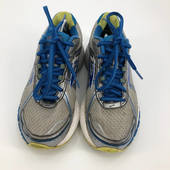 Brooks Sneakers Womens 9 Adrenaline GTS 15 Running Blue Silver Running Shoes - Picture 2 of 7
